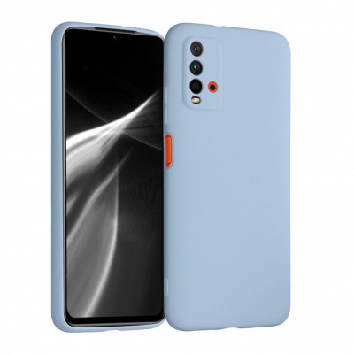 Husa pentru Xiaomi Redmi 9T, Silicon, Albastru, 54337.58 foto