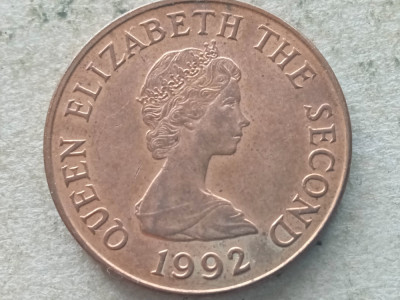 JERSEY-2 PENCE 1992 foto