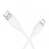 Cablu Date si Incarcare USB-A - Lightning HOCO X124, 18W, 1m, Alb