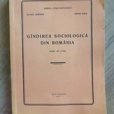 Gindirea sociologica din Romania- Miron Constantinescu, Oidiu Badina