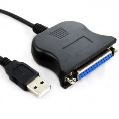 Cablu de imprimanta paralel USB la DB25 cu 25 de pini 1m