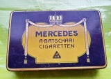 E635-I-Cutie Tigarete veche metal MERCEDES A-BATSCHARI ABC Germania.