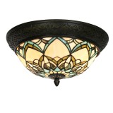 Cumpara ieftin Plafoniera Tiffany polirasina sticla 37x19 cm