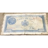 (BNK B) Romania bancnota 5000 lei martie 1945 T5