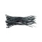 Coliere plastic 150 x 2.5 mm 100 buc negru Vorel 73893