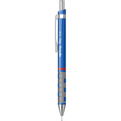 Creion Mecanic ROTRING Tikky III, Mina de 0.5 mm, Albastru, Corp din Plastic cu Radiera, Creion Mecanic Albastru, Creioane Mecanice, Creion Mecanic Ro foto