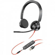 Casti Plantronics Blackwire 3325 USB-A Black foto