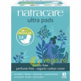 Absorbante Normale cu Aripioare cu Strat de Bumbac Organic 14buc