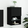 Gossi comoda tv cu lumini led, negru, 40,5x30x60 cm