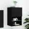Gossi comoda tv cu lumini led, negru, 40,5x30x60 cm