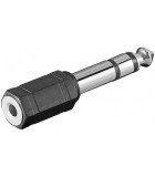 Adaptor Jack 6.35 mm stereo la Jack 3.5 mm stereo mama Goobay