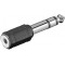 Adaptor Jack 6.35 mm stereo la Jack 3.5 mm stereo mama Goobay