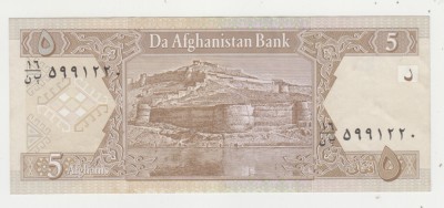 B11 3 - Bancnota foarte veche - Afganistan - 5 afgani foto