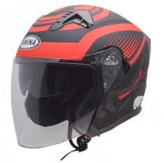 Casca moto semi-integrala Jk528, culoare rosu/negru mat, marime XL Cod Produs: MX_NEW AJ0076