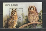 Guinea Bissau 2001 - Bufnite S/S 1v MNH, Nestampilat