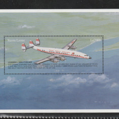 Sierra Leone 1994-Aviatie,LOCKHEED L-1649A STARLINER,colita dant.MNH,Mi.Bl.422