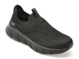 Cumpara ieftin Pantofi sport SKECHERS negri, BOBS B FLEX, din material textil