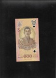 Thailanda 100 baht 2024 unc polimer comemorativa