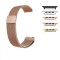 Curea tip Milanese Loop, compatibila Apple Watch 9|8|7|6|5|4|3|2|1 Series, 41mm|40mm|38mm, Pink Rose, Size S