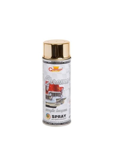 Vopsea spray auto Cromat Auriu, Champion Color, 400ml Crom