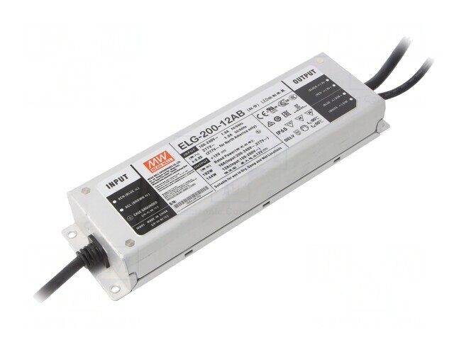 Alimentator LED 192W 12V IP65