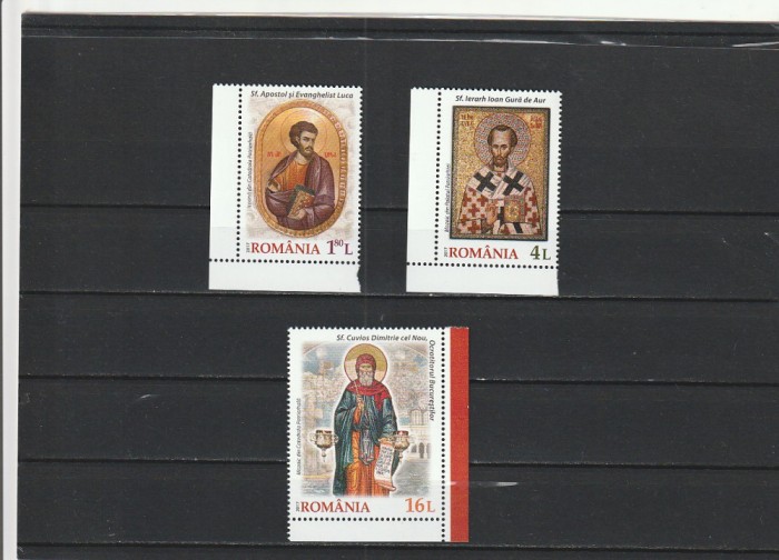 ROMANIA 2017 LP 2166 EVENIMENTE OMAGIALE SERIE MNH NESTAMPILATA