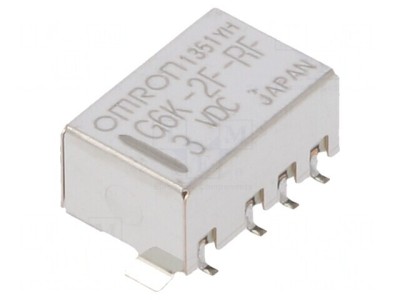 Releu Electromagnetic DPDT 3VDC 1A foto
