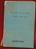 Mihail Solohov, "Povesrtiri de pe Don. Soarta unui om&rdquo; Editura pentru Literatura 1963, Colectia BPT, Numarul 202 albastru