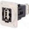 Conector {{Tip conector}}, colier (2 orificii), orificiu pentru &amp;#351;urub cap plat, pt. montare pe panou, CLIFF - CP30208NM3