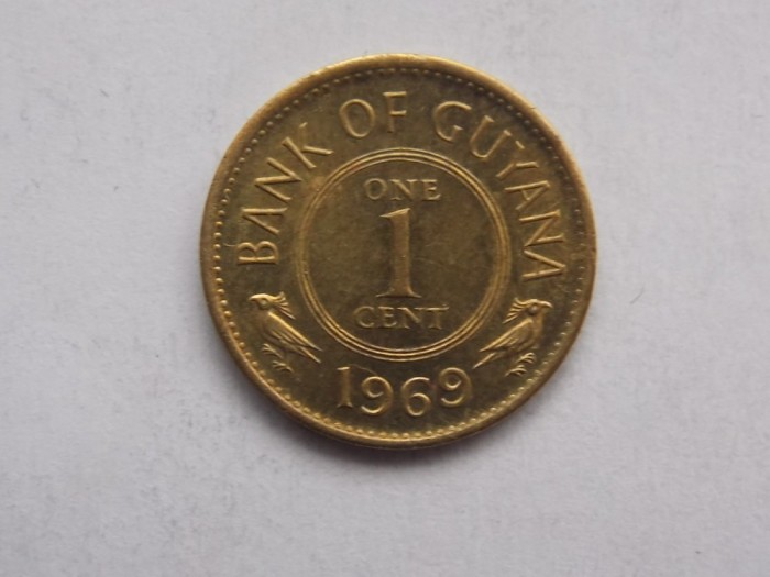 1 CENT 1969 GUYANA