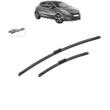 Cumpara ieftin Set 2 Stergatoare PEUGEOT 208 I (CA, CC) 2012-2019, parbriz, Bosch Aerotwin