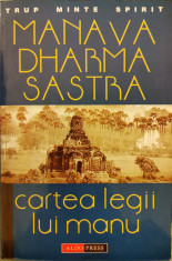 Manava-dharma-sastra sau Cartea Legii lui Manu foto