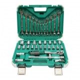 Trusa chei tubulare 8-32mm si chei fixe combinate 8-19mm, 1/2 antrenor cu clichet 37 piese Breckner Germany