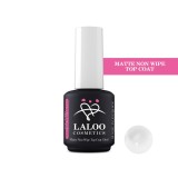 Strat final mat fara stergere Matte Non Wipe Top Coat Laloo 15ml