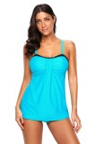 SW1797-411 Costum de baie in doua piese, tankini decupat la spate, S