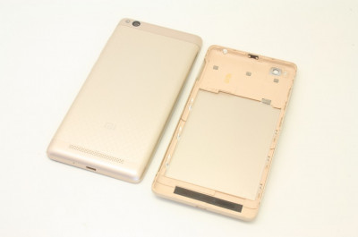 Capac baterie Xiaomi Redmi 3 gold swap foto