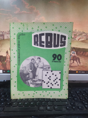 Rebus, revistă bilunară de probleme distractive, nr. 90, 20 mar. 1961, 111 foto
