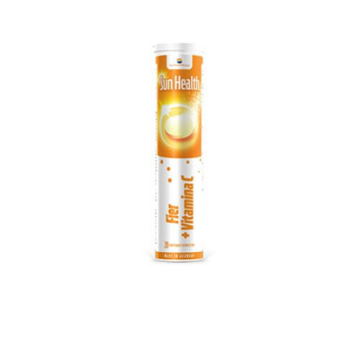 Sun Health Fier + Vitamina C, 20cps efervescente, Sun Wave Pharma foto