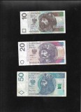 Set Polonia 10 + 20 + 50 zlotych zloti