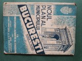 ANUL 1945 ,Noul PLAN AL BUCURESTIULUI ,strazi , hoteluri ,monumente ,GHID SI HARTI