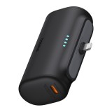Baterie externa telefon Lightning Baseus, negru, 20W, 5000mAh