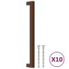 Manere de dulap, 10 buc., bronz, 224 mm, otel inoxidabil
