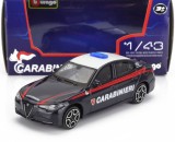 Macheta metalica BURAGO ALFA ROMEO 1/43 GIULIA carabinieri