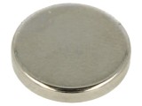 Magnet NdFeB Eclipse Magnetics N827 &Oslash;12x2mm Nichel Disc