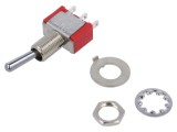 Comutator basculant 2 SPDT ON-ON 2A/250VAC 5A/28VDC 10m&Omega;