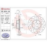 Set disc frana Subaru Brz 06.12-, Forester (Sf) 03.97-09.02, Forester (Sg) 02.02-12.12, Forester (Sh) 12.07-, Impreza Coupe (Gfc) 01.93-12.00, Imprez, BREMBO