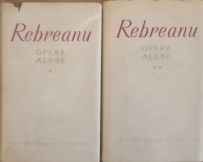 OPERE ALESE VOL.1-2 (PE HARTIE VELINA)-LIVIU REBREANU-240373 foto