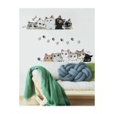 Cumpara ieftin Sticker Perete Autocolant Pisici si Labute 30x90cm - 09266