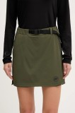 Mammut fustă sport Trekkers culoarea verde, mini, evazată, 1023-01100