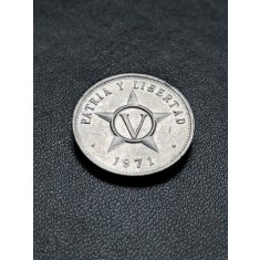 B 11 Moneda 5 Centavos Cuba 1971